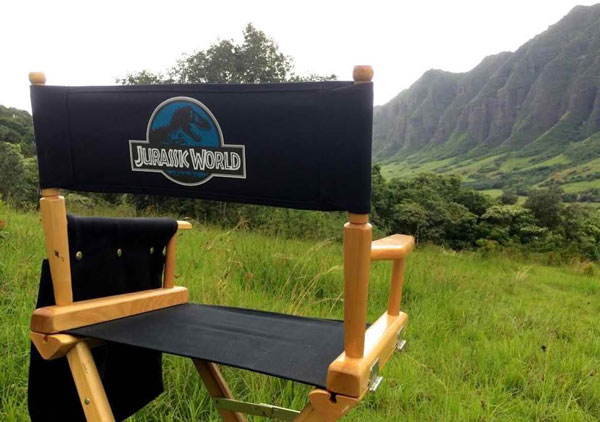 On location in Hawaii, where the original Jurassic Park also shot.